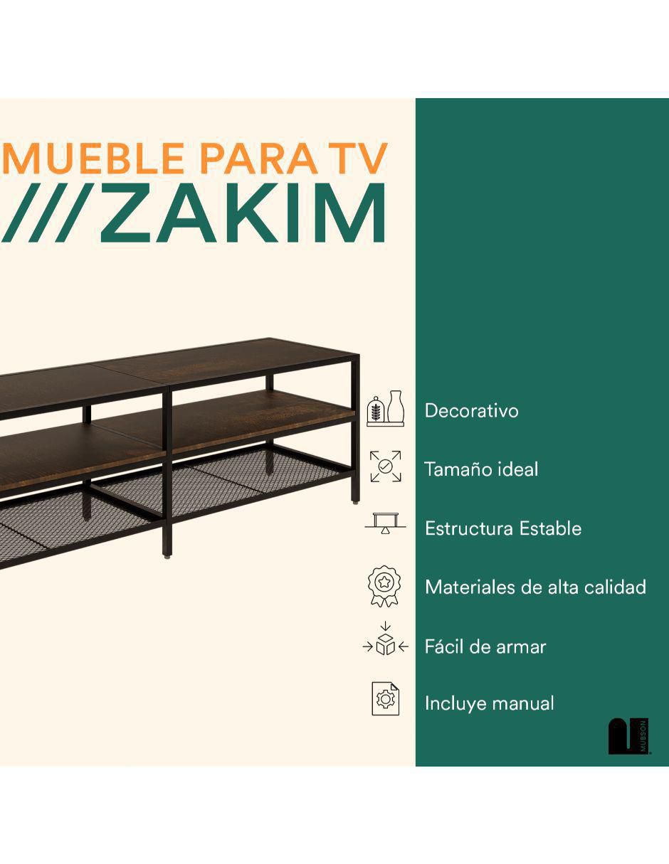 Mueble de TV armable Zakim de MDF 5