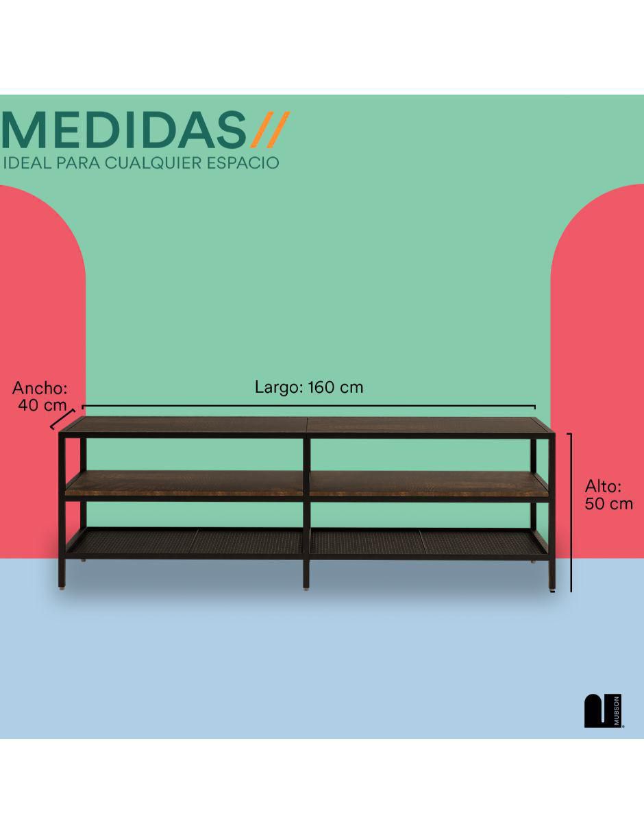 Mueble de TV armable Zakim de MDF 7