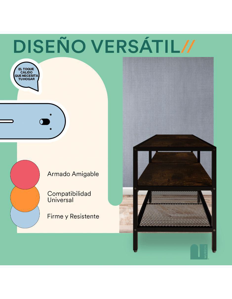 Mueble de TV armable Zakim de MDF 3