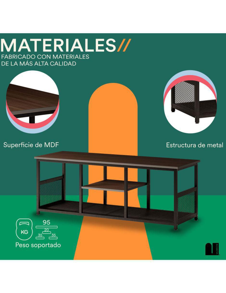 Mueble de TV armable Vondel de MDF 4