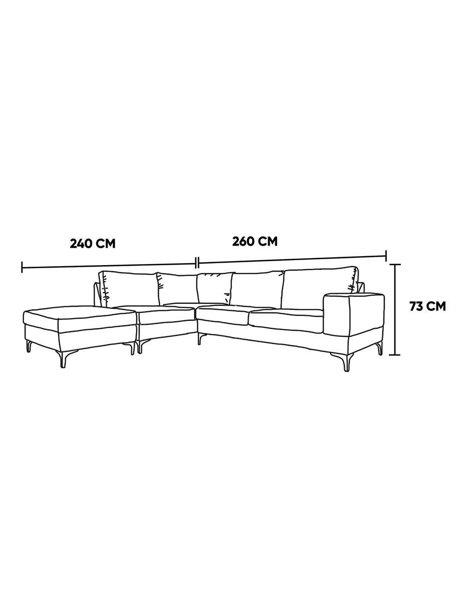 Chaise lounge Kama de poliéster 5