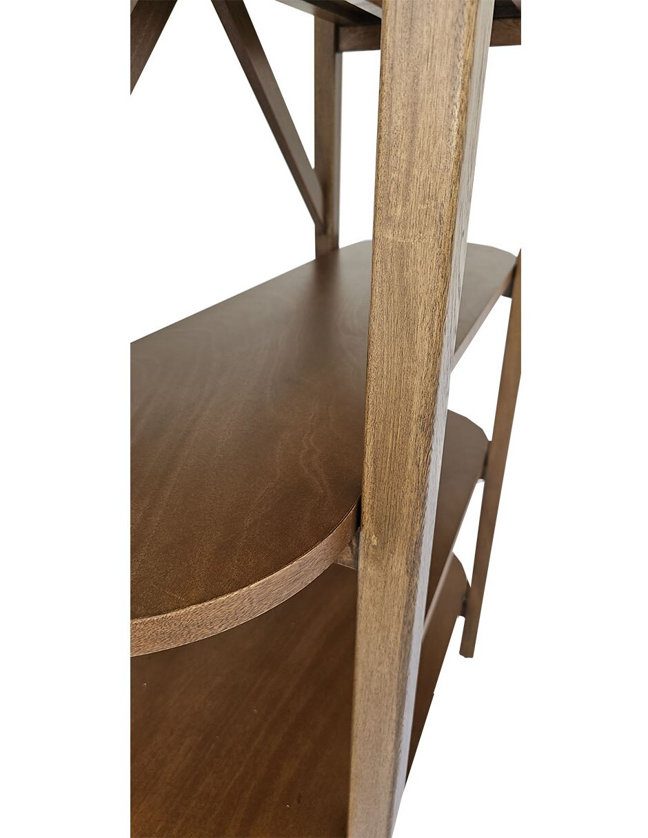 Librero Mali de madera álamo 3