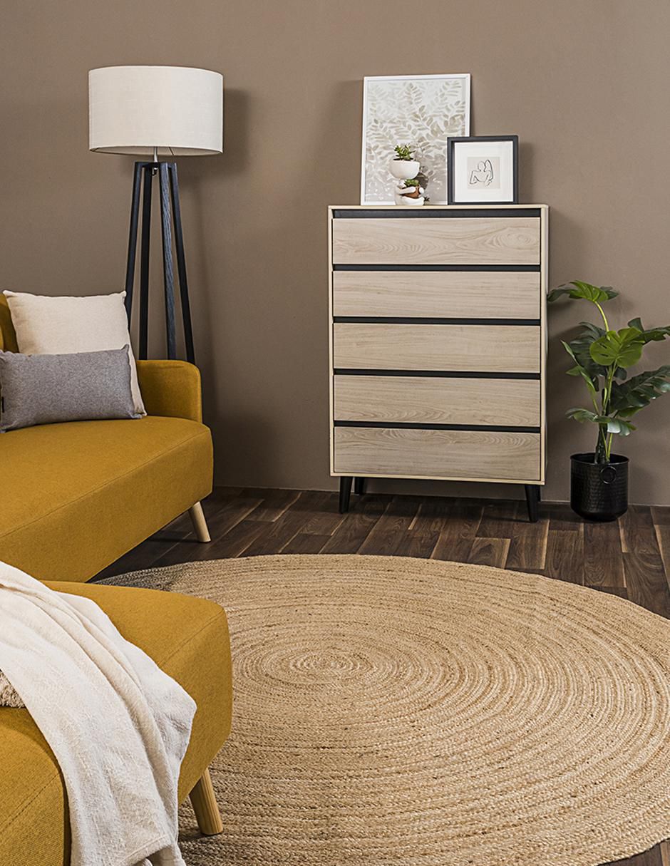Chaise lounge Ariel de tela 15