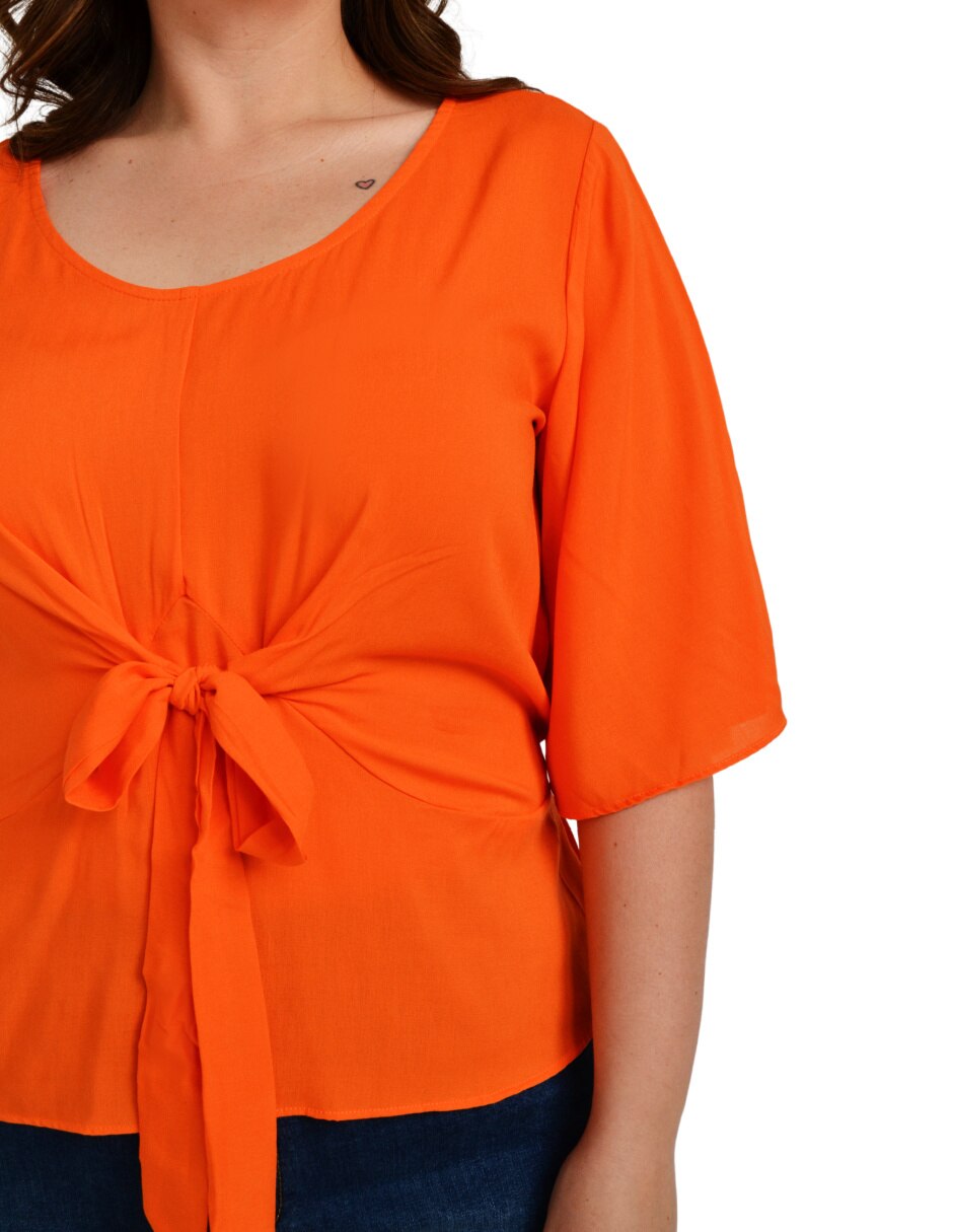 Blusa Roman Fashion manga 3/4 para mujer