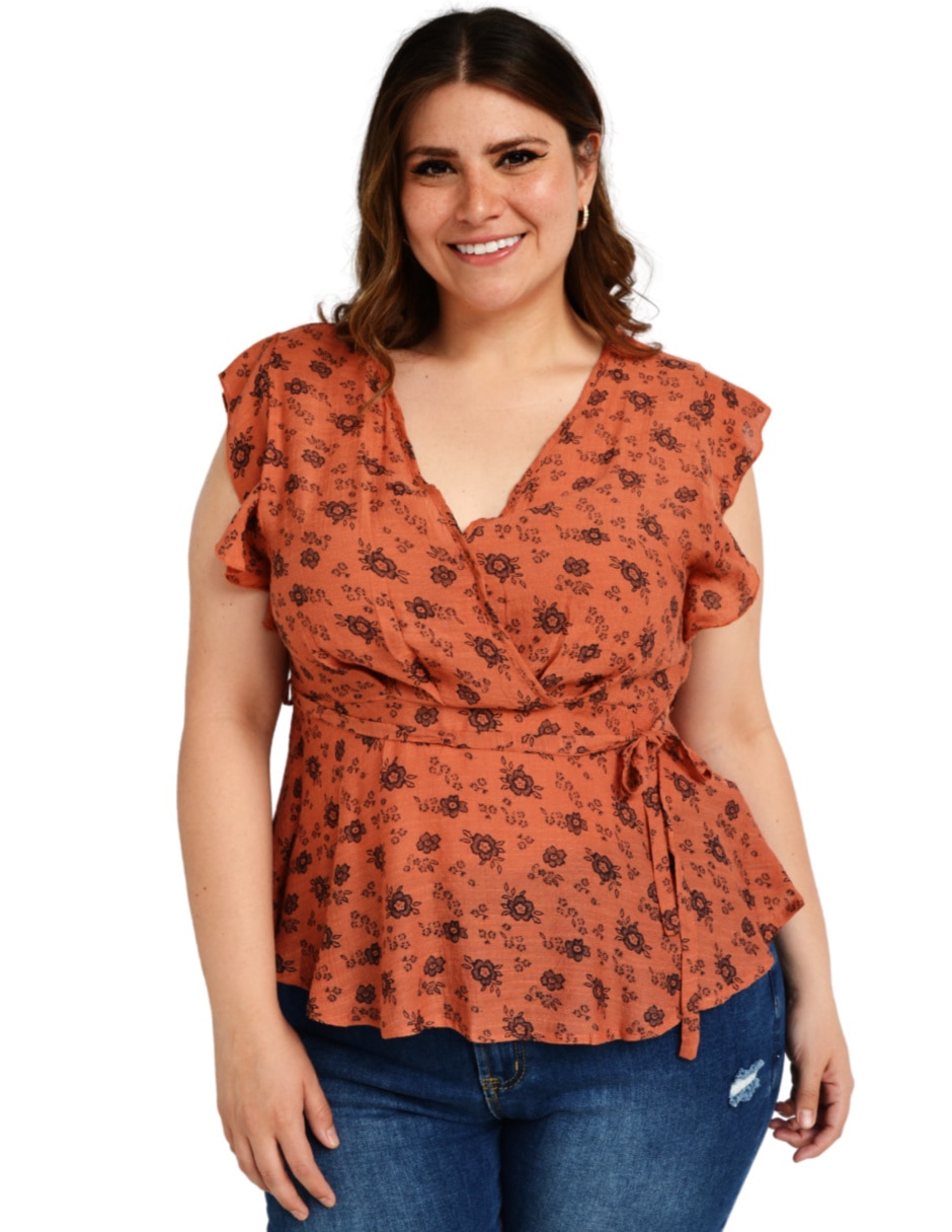 Blusa manga corta para mujer 8