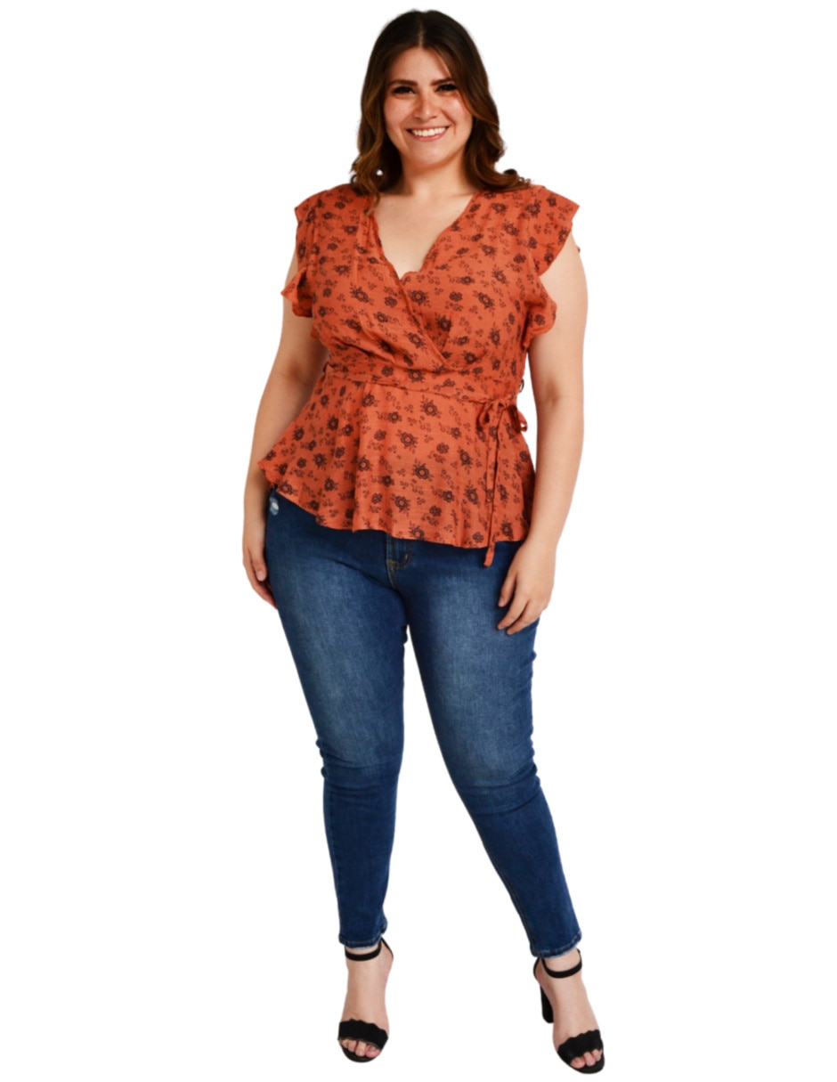 Blusa manga corta para mujer 11