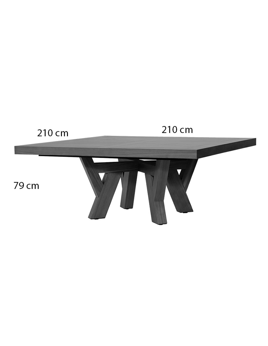Mesa de comedor armable london 7