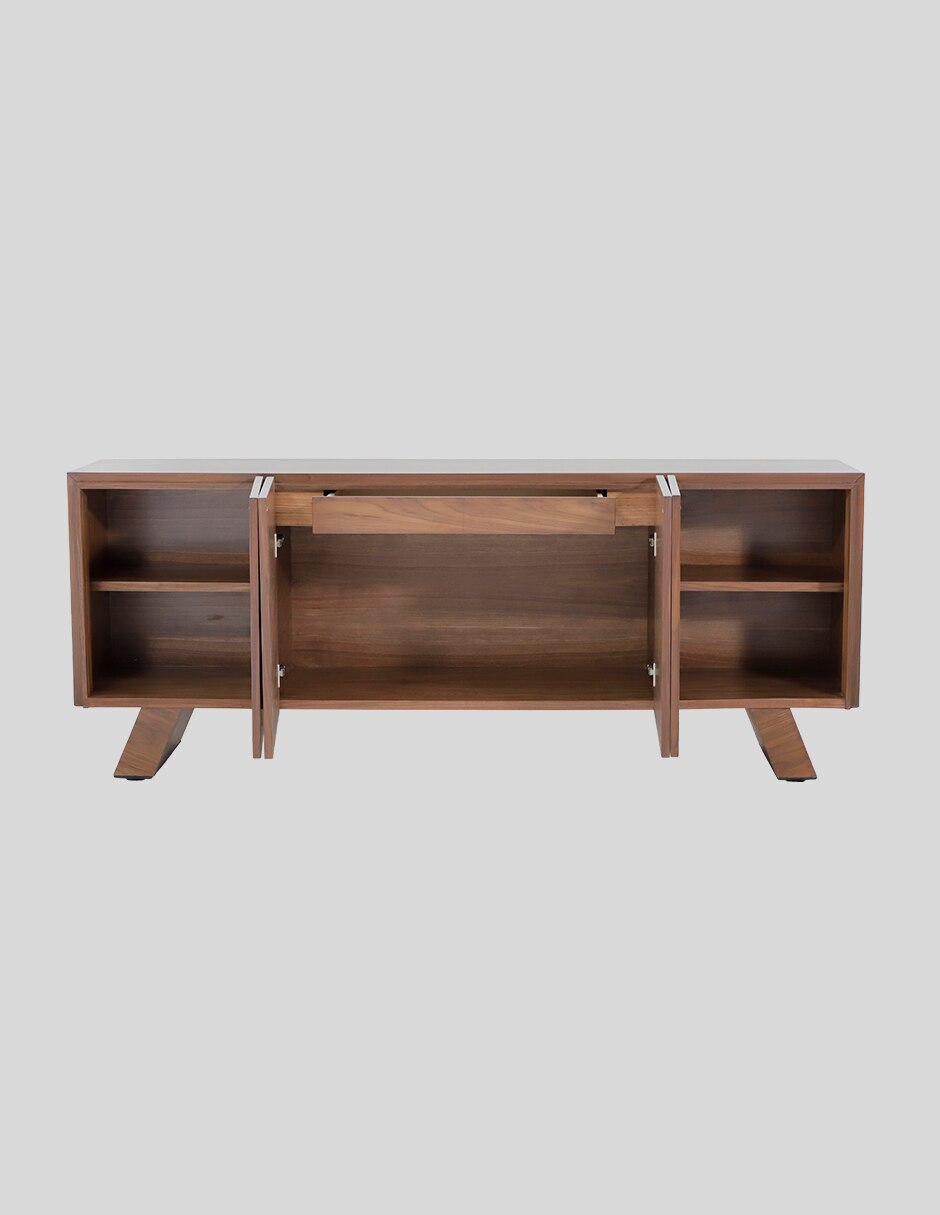 Bufetero london de madera nogal 4