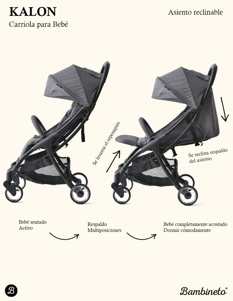 Carriola ultraligera Bambineto plegable