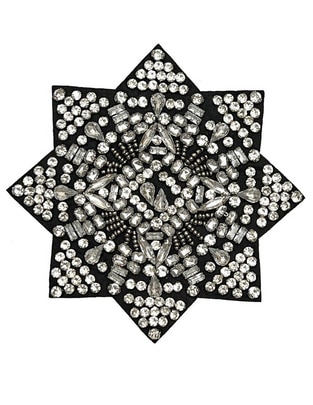 Parche decorativo para ropa Estrella Maxi aplicación pedrería 1