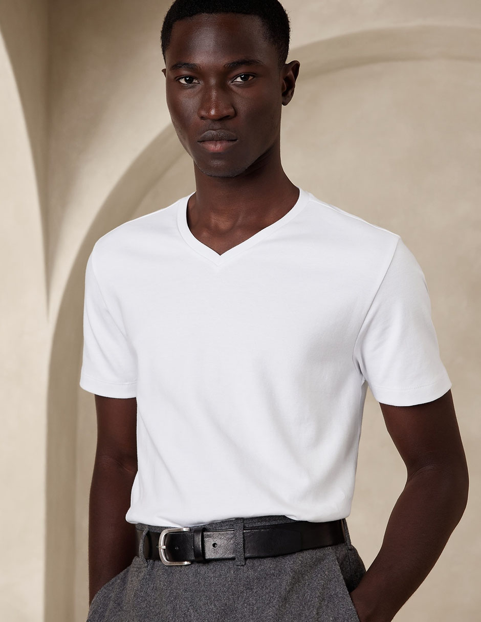 Playera cuello V para hombre Playera cuello V para hombre