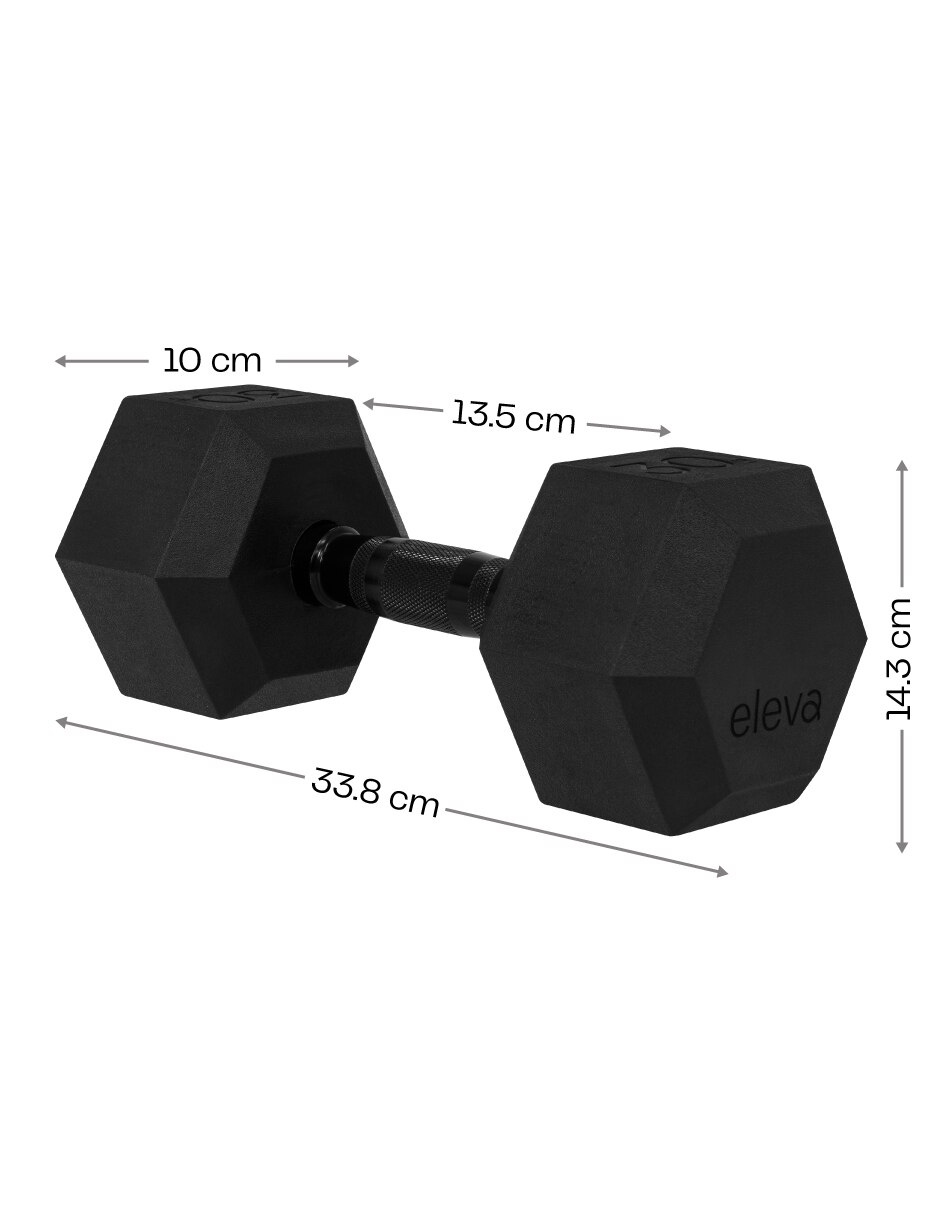 Set mancuernas de peso fijo 13.6 kg 2 piezas 8