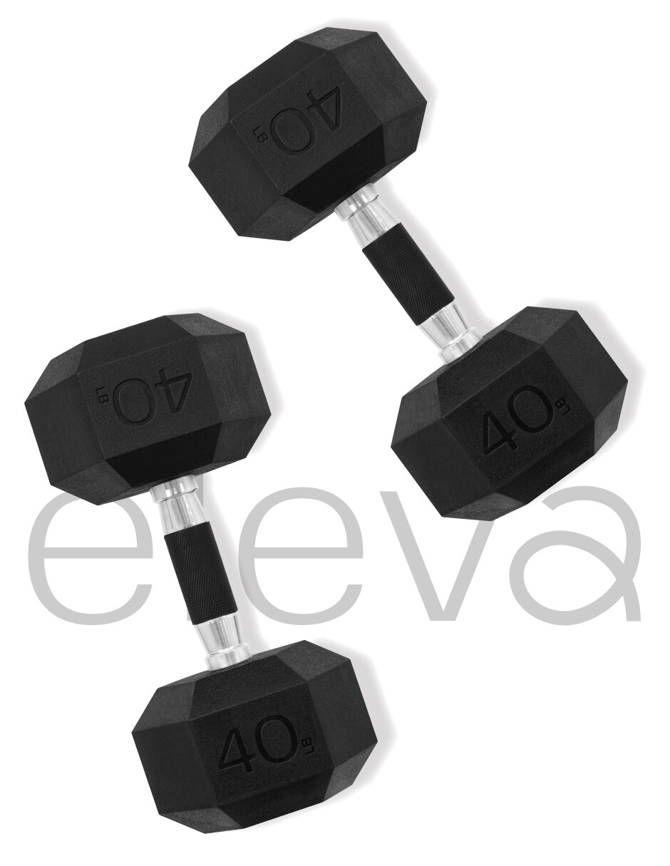 Set mancuernas de peso fijo 18.1 kg 2 piezas 4