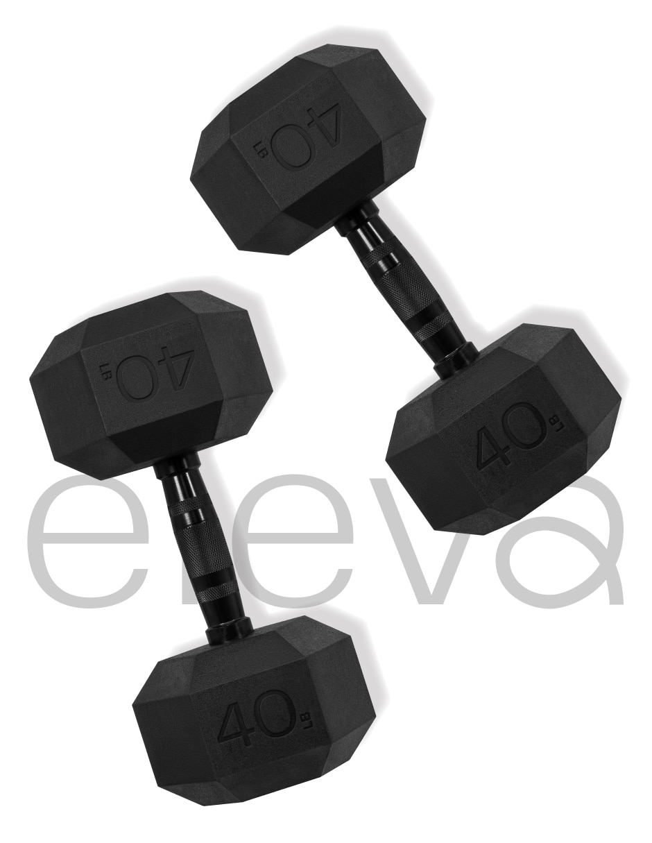 Set mancuernas de peso fijo 18.1 kg 2 piezas 4