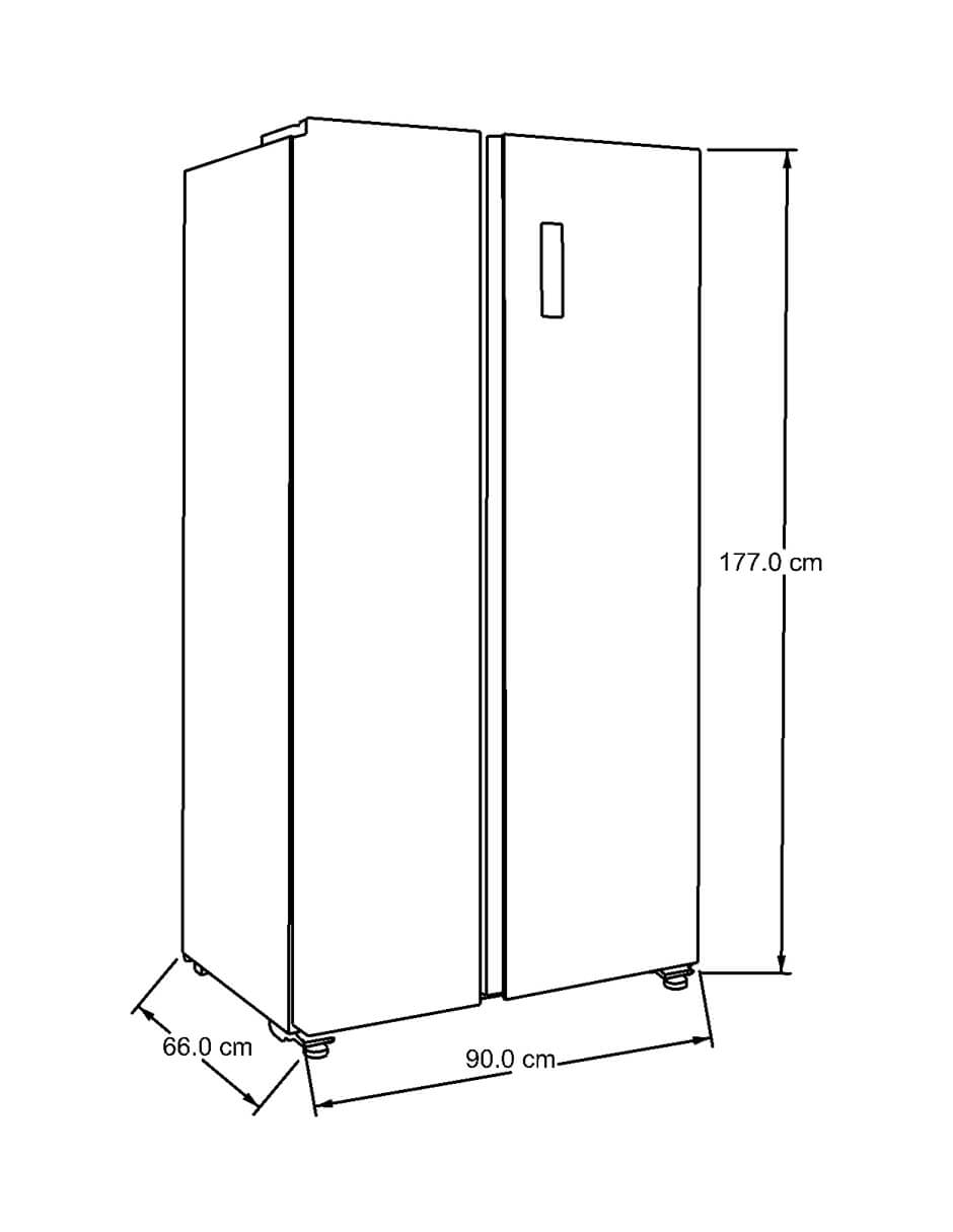 Refrigerador dúplex Whirlpool 18 pies cúbicos inverter no frost WD1600S