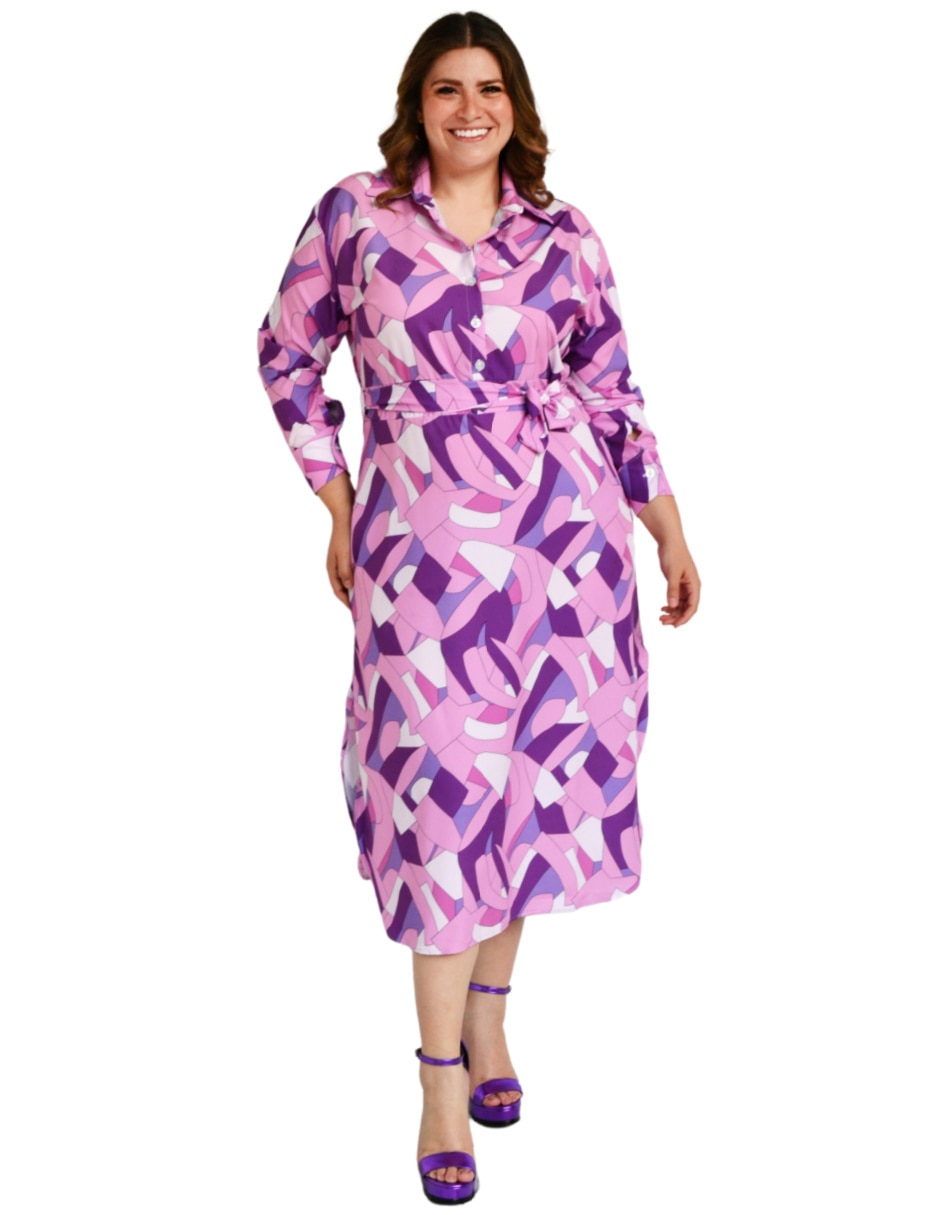 Vestido midi casual para mujer