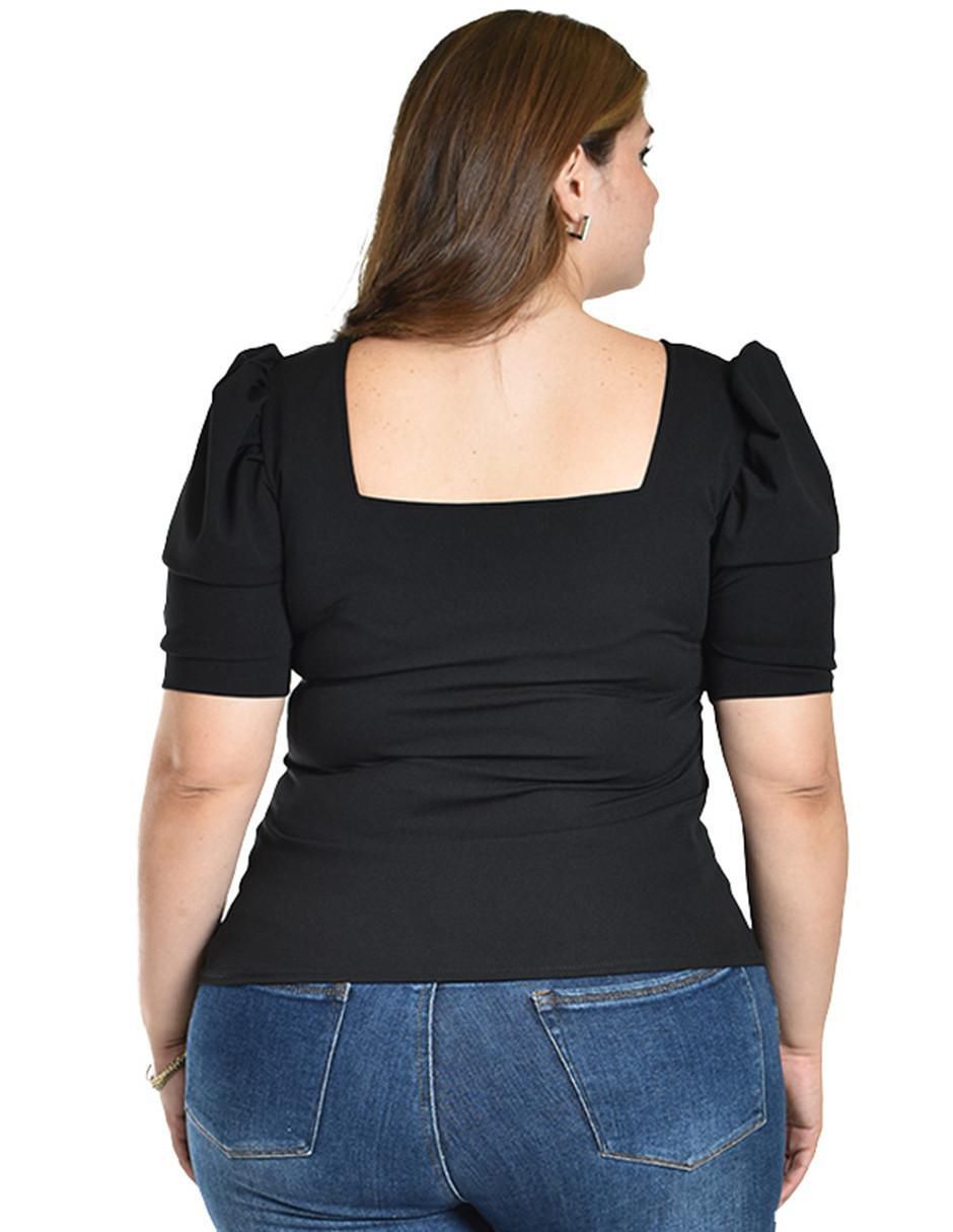 Blusa Roman Fashion manga corta para mujer