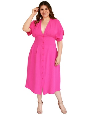 Vestido midi casual para mujer