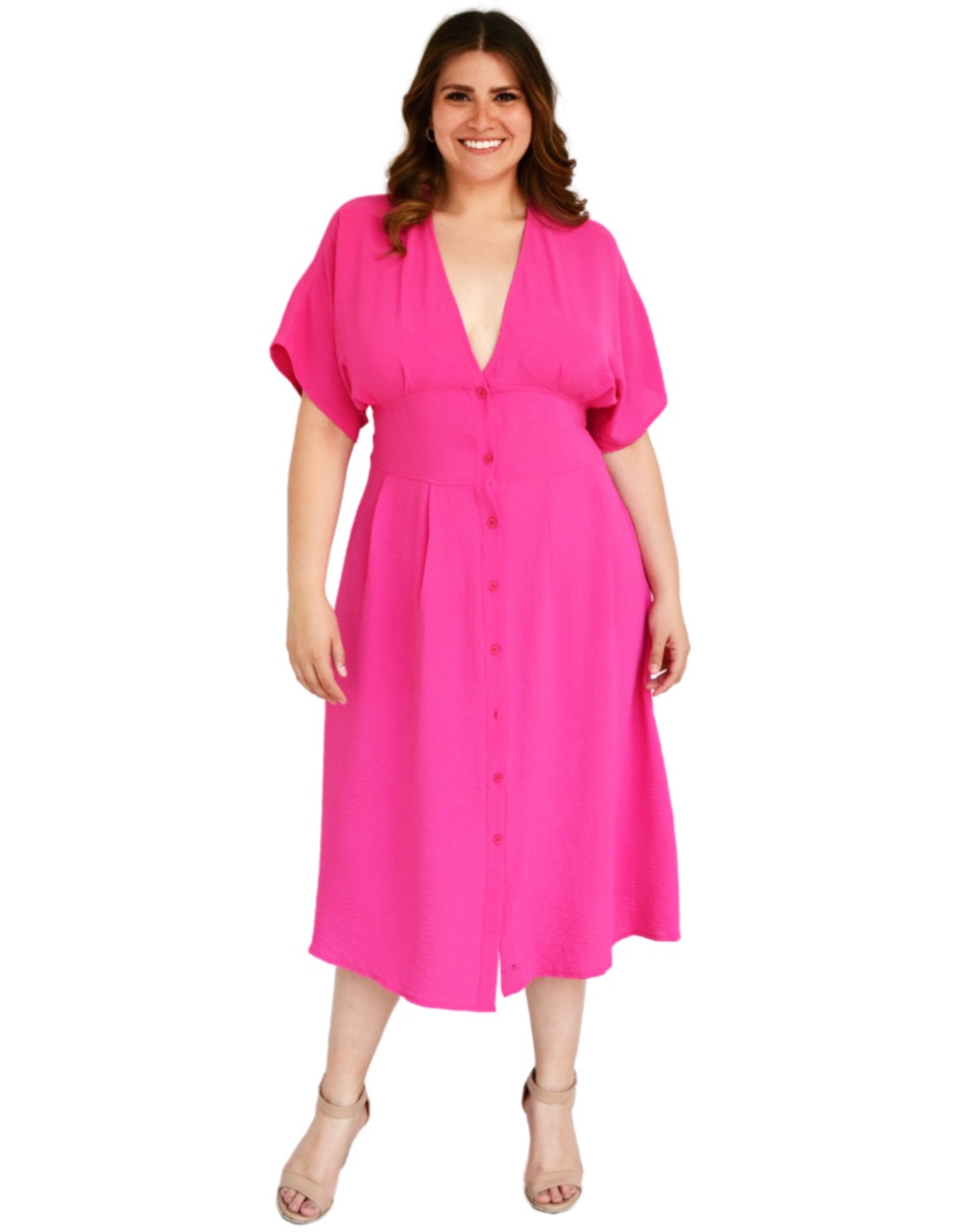 Vestido midi casual para mujer