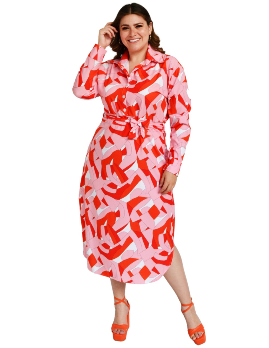 Vestido midi casual para mujer