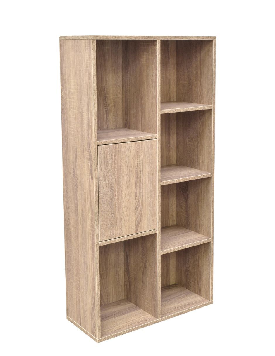 Librero armable minimalista de madera Librero armable minimalista de madera