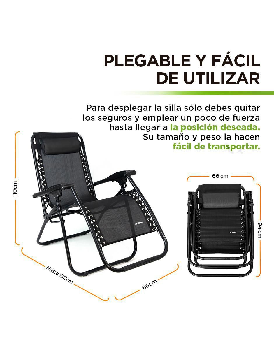 Silla plegable de metal 6