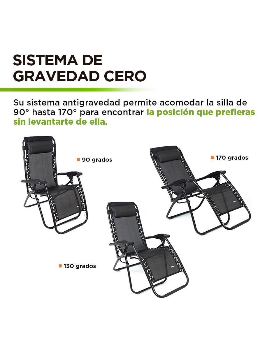 Silla plegable de metal