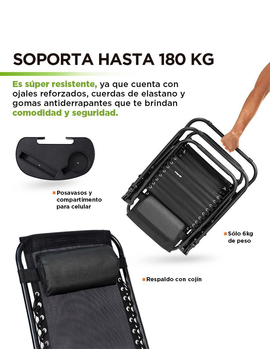 Silla plegable de metal