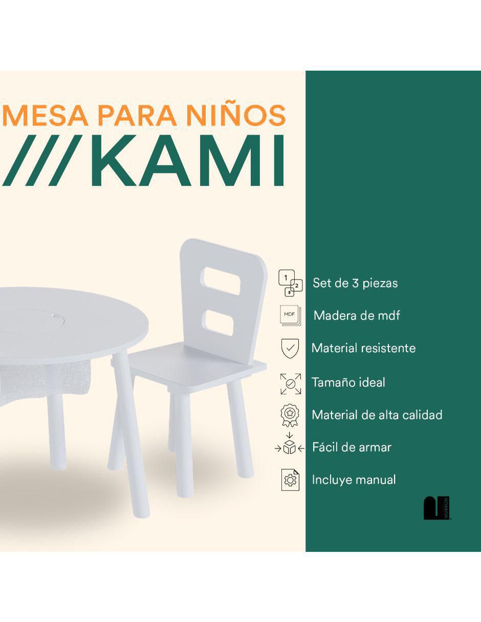Mesa con silla armable 5