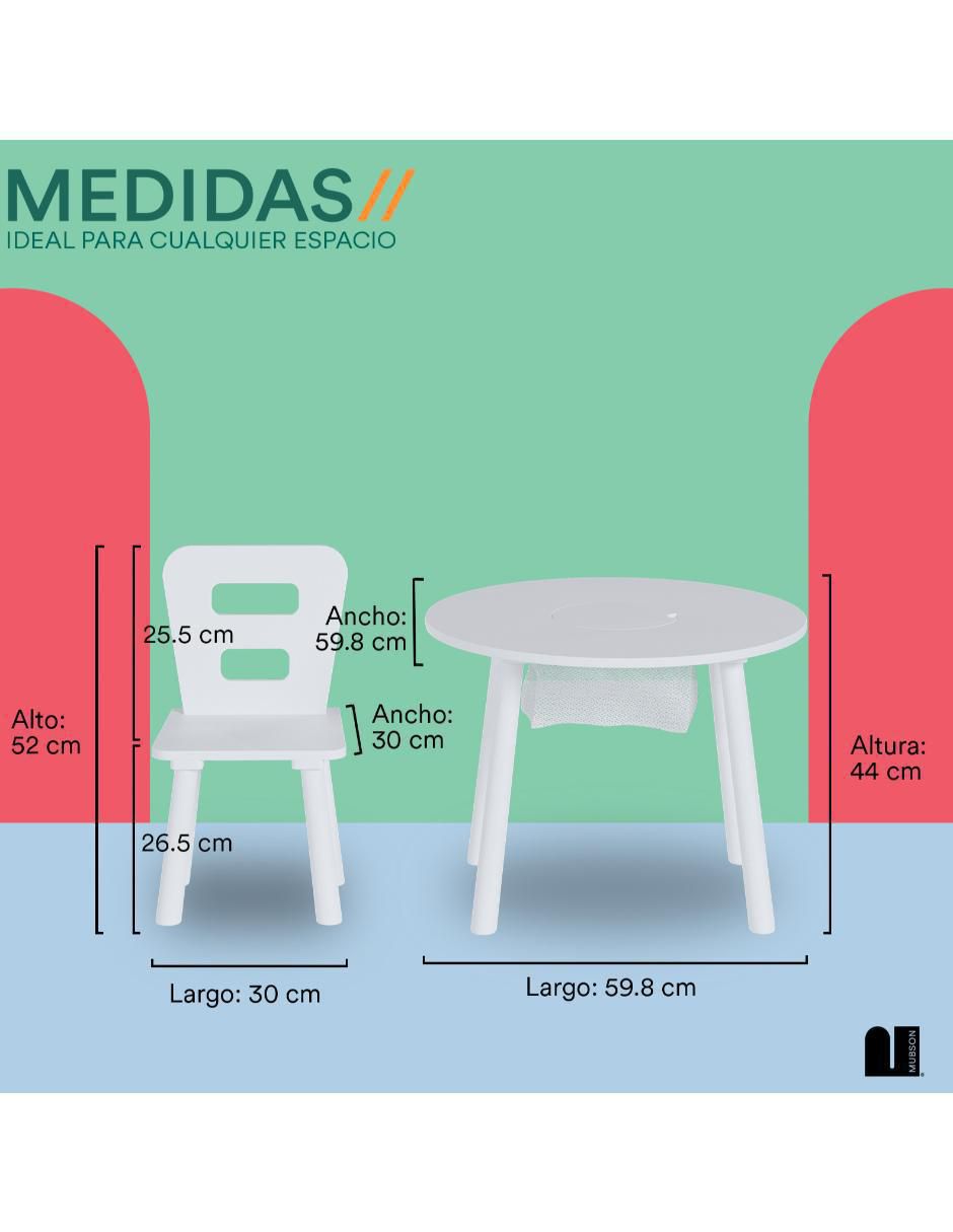 Mesa con silla armable 7