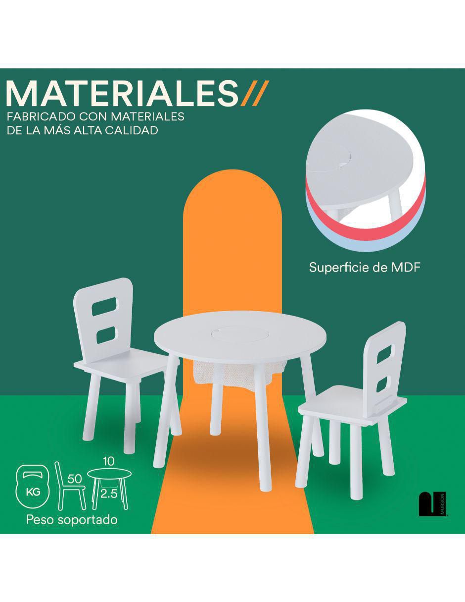 Mesa con silla armable 4