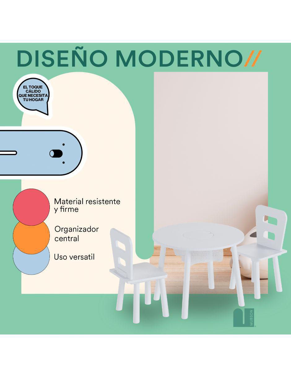 Mesa con silla armable 3
