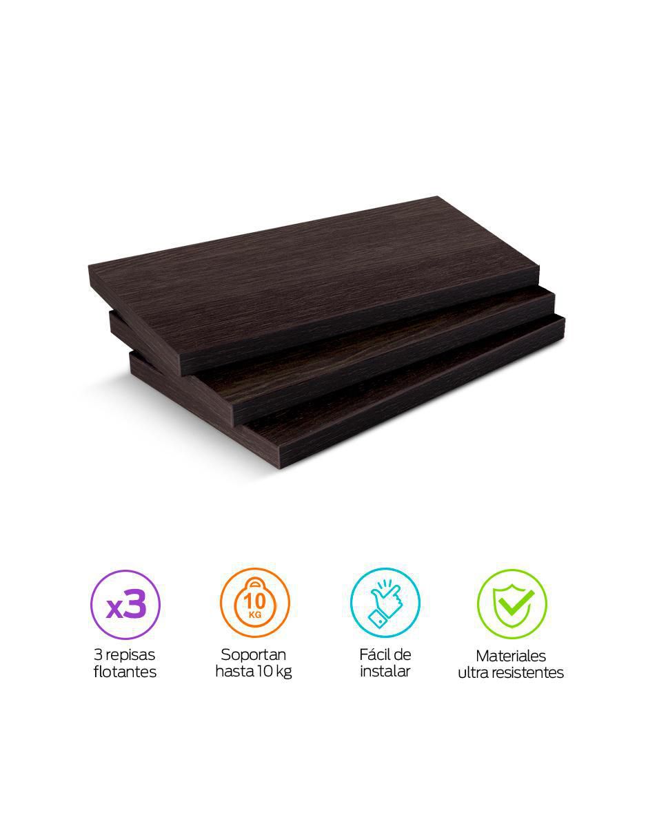 Set de repisas de MDF 3