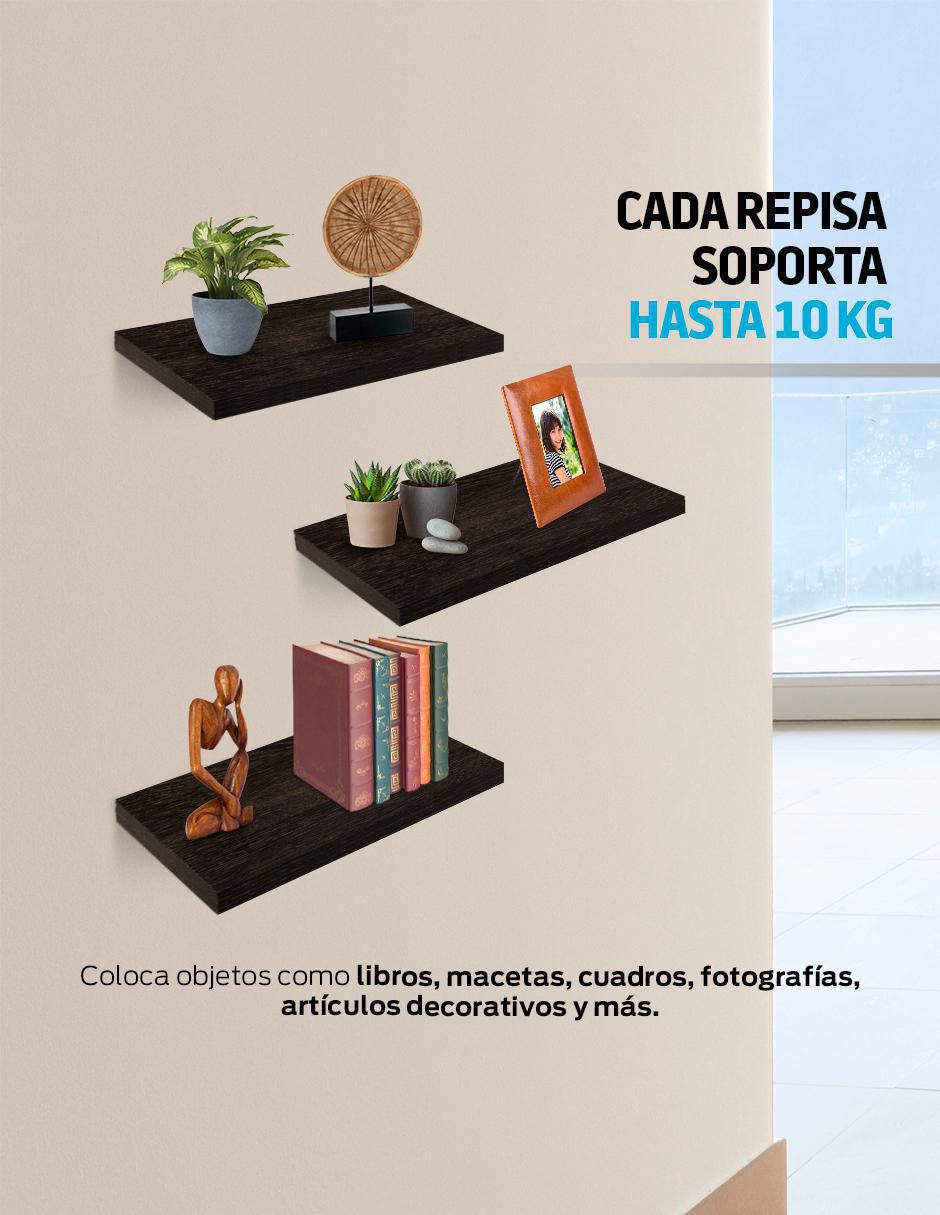 Set de repisas de MDF 4