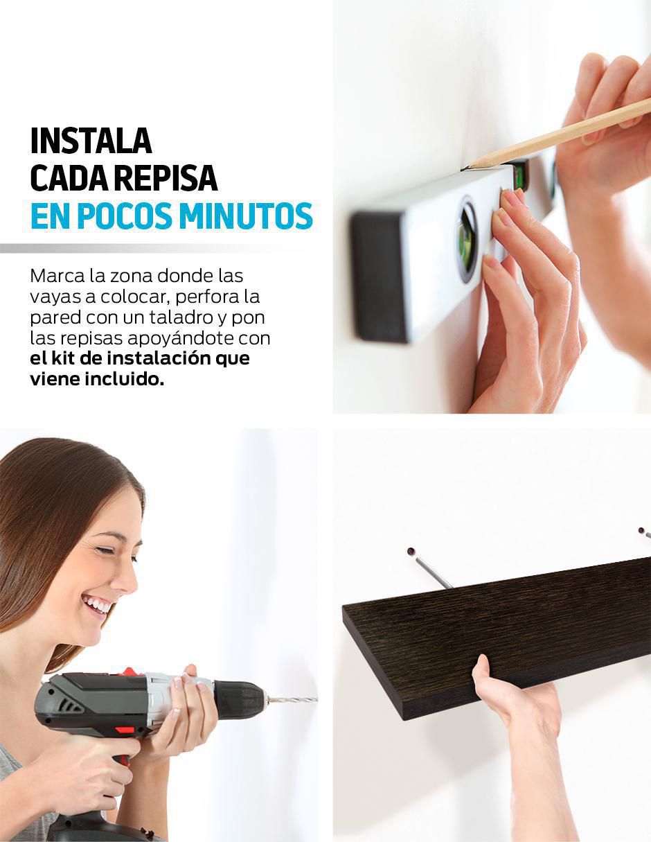 Set de repisas de MDF 5