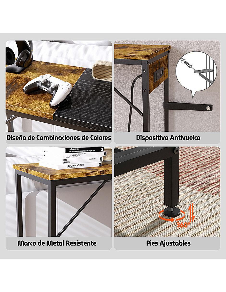 Consola Igor Usb Furniturer de madera