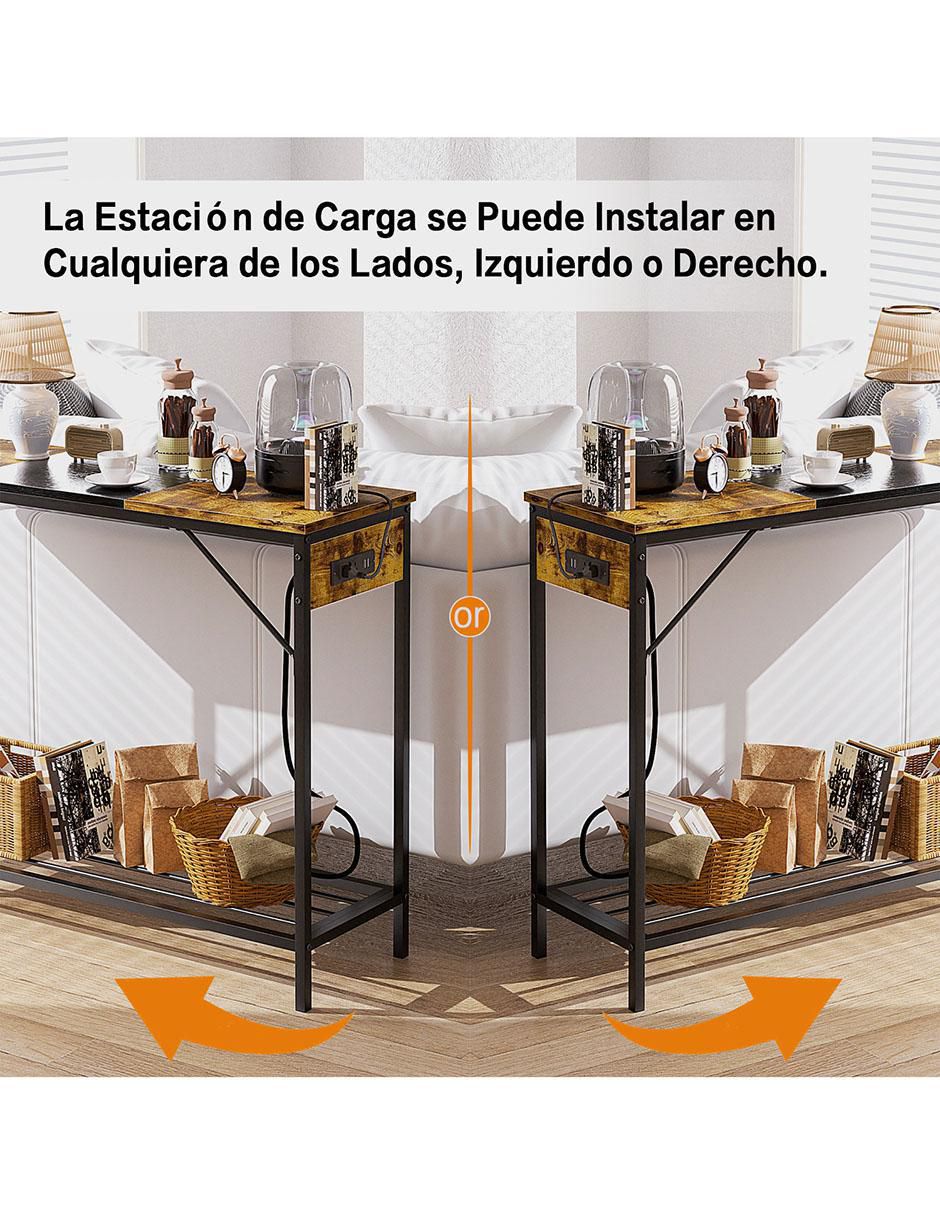 Consola Igor Usb Furniturer de madera