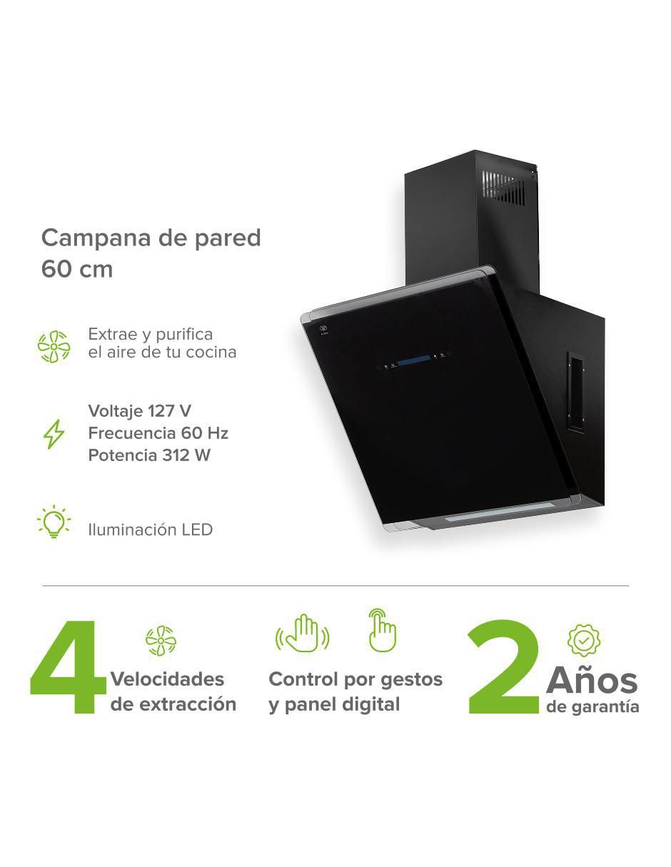 Campana de pared Avera CEV60T de acero inoxidable