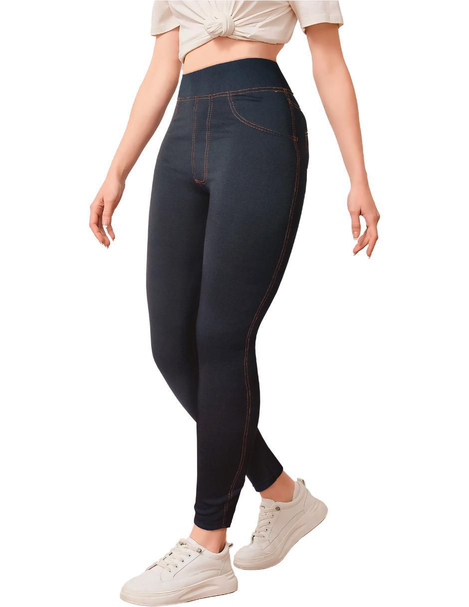 Legging cintura alta con elástico para mujer 4