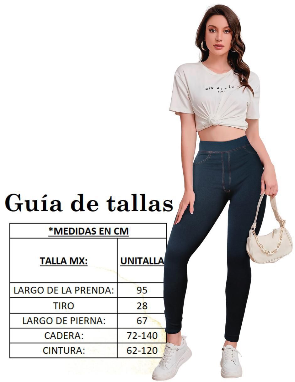 Legging cintura alta con elástico para mujer 6
