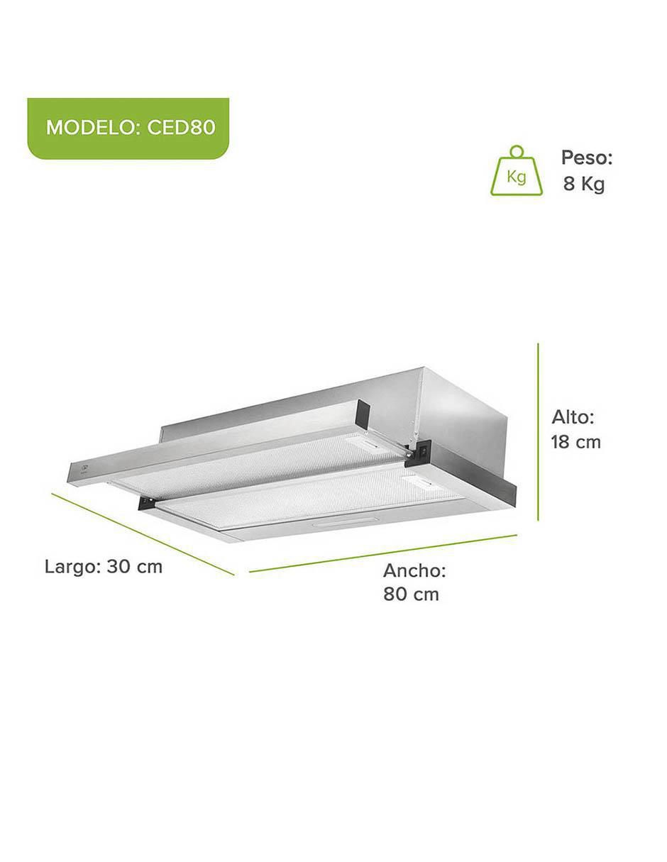 Campana de pared CED80 de acero inoxidable 8