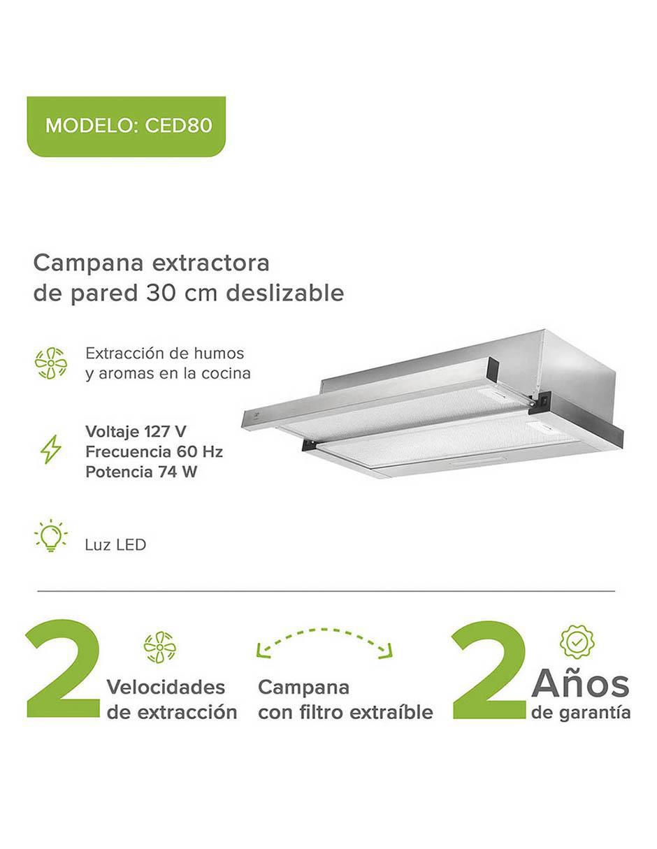 Campana de pared CED80 de acero inoxidable 6