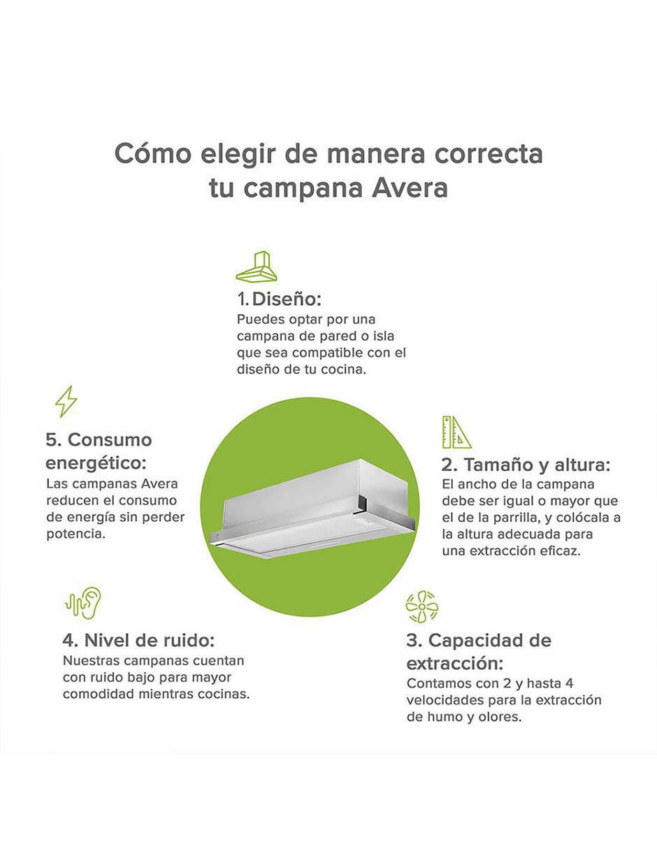 Campana de pared CED80 de acero inoxidable 2