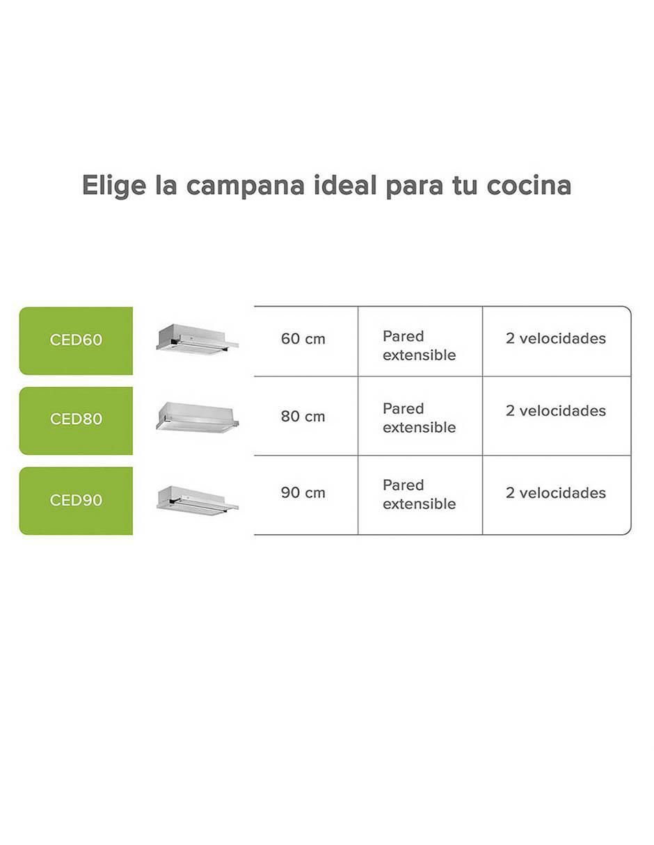 Campana de pared CED80 de acero inoxidable 7