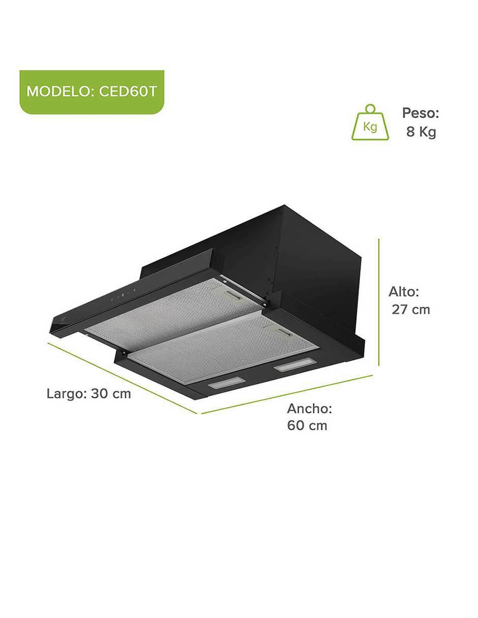 Campana de pared CED60T de acero inoxidable 8