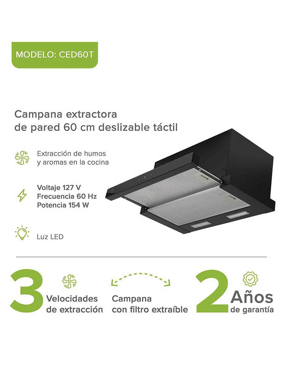 Campana de pared CED60T de acero inoxidable 6