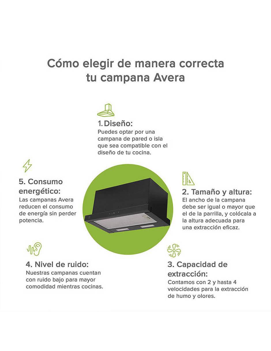 Campana de pared CED60T de acero inoxidable 2