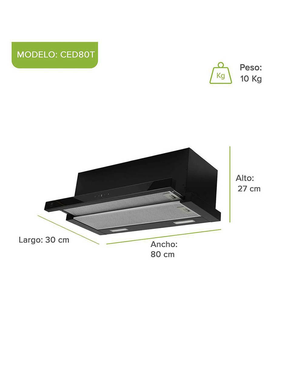 Campana de pared CED80T de acero inoxidable 8