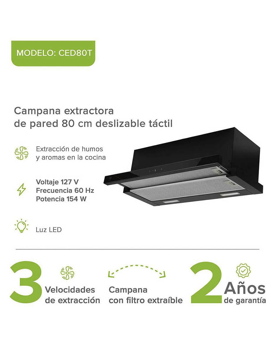 Campana de pared CED80T de acero inoxidable 6