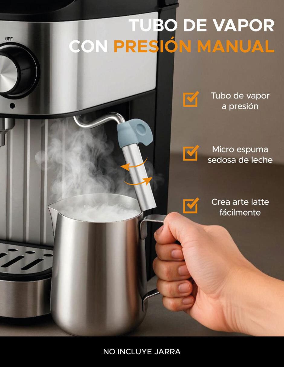 CAFETERA ESPRESSO DEL, 1.6 L, PLATEADO 4